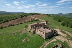 Vista aerea del complesso rurale